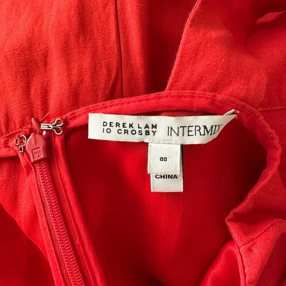 10 Crosby Derek Lam x Intermix Red Jumpsuit